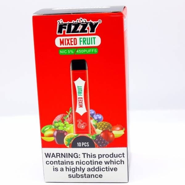 Купить FIZZY Jungle - Фруктовый Микс, 450 затяжек, 20 мг (2%)