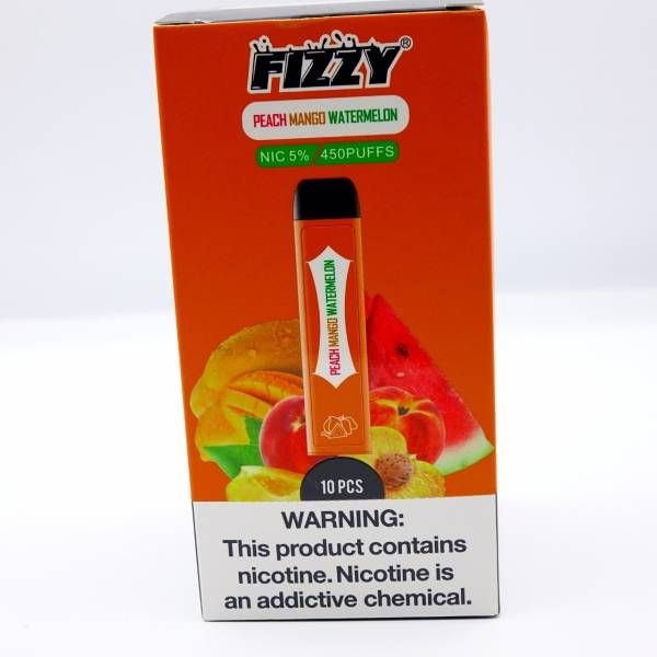 Купить FIZZY Jungle - Персик, Манго, Арбуз, 450 затяжек, 20 мг (2%)