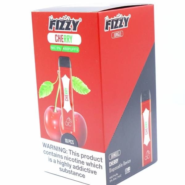 Купить FIZZY Jungle - Вишня, 450 затяжек, 20 мг (2%)