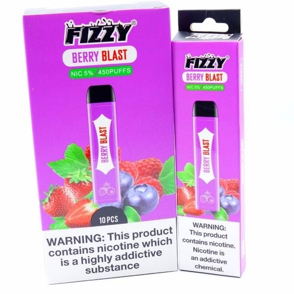 Купить FIZZY Jungle - Ягодный Бласт, 450 затяжек, 20 мг (2%)