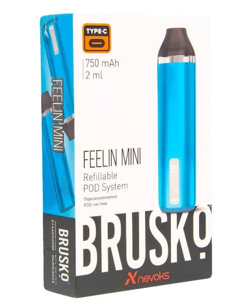 Купить Brusko Feelin Mini 750 mAh 2 мл (Синий)